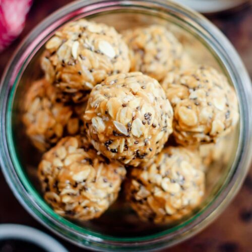 Vanilla Chia Protein Balls - The Honour System