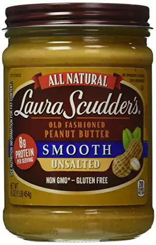 Laura Scudder's Old Fashioned Unsalted Smooth Peanut Butter