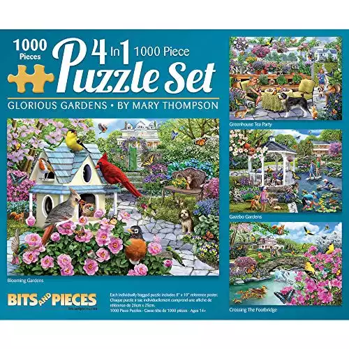 4-in-1 Multi-Pack - 1000 Piece Jigsaw Puzzles