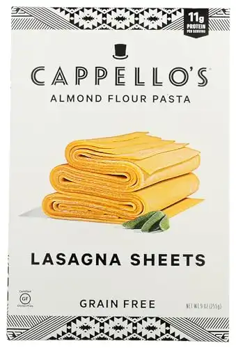 Cappello's Almond Flour Pasta Lasagna Sheets