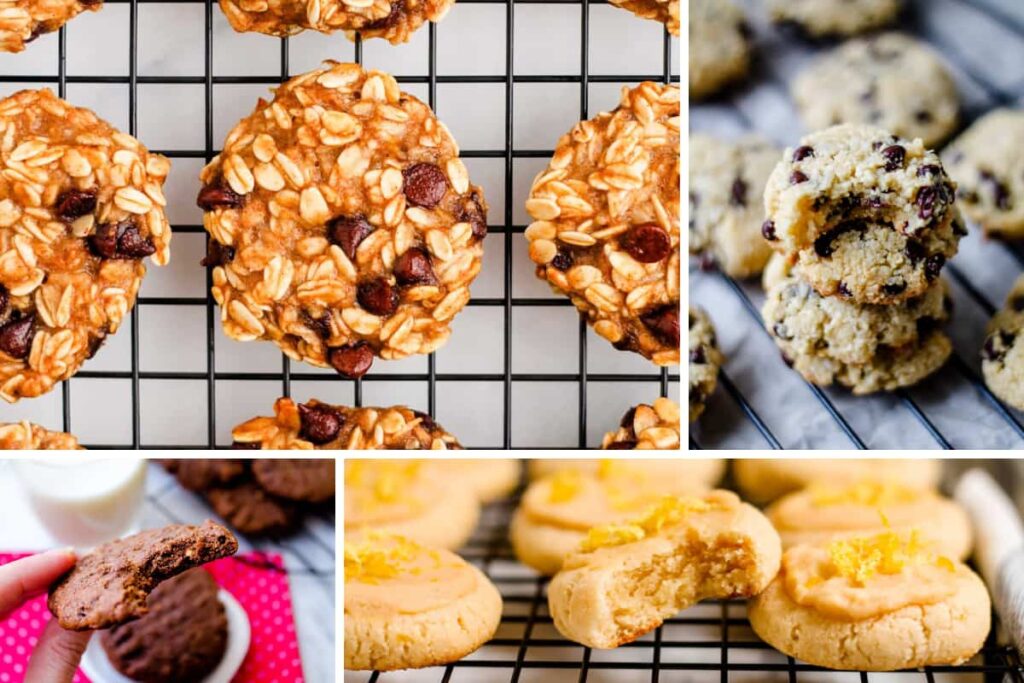 A collage of cookie images.