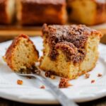 A plate of healthy coffee cake.