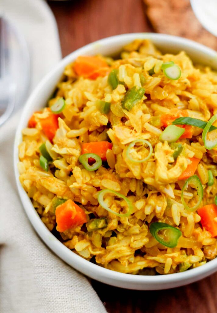 Curry Chicken Rice Bowls - The Honour System