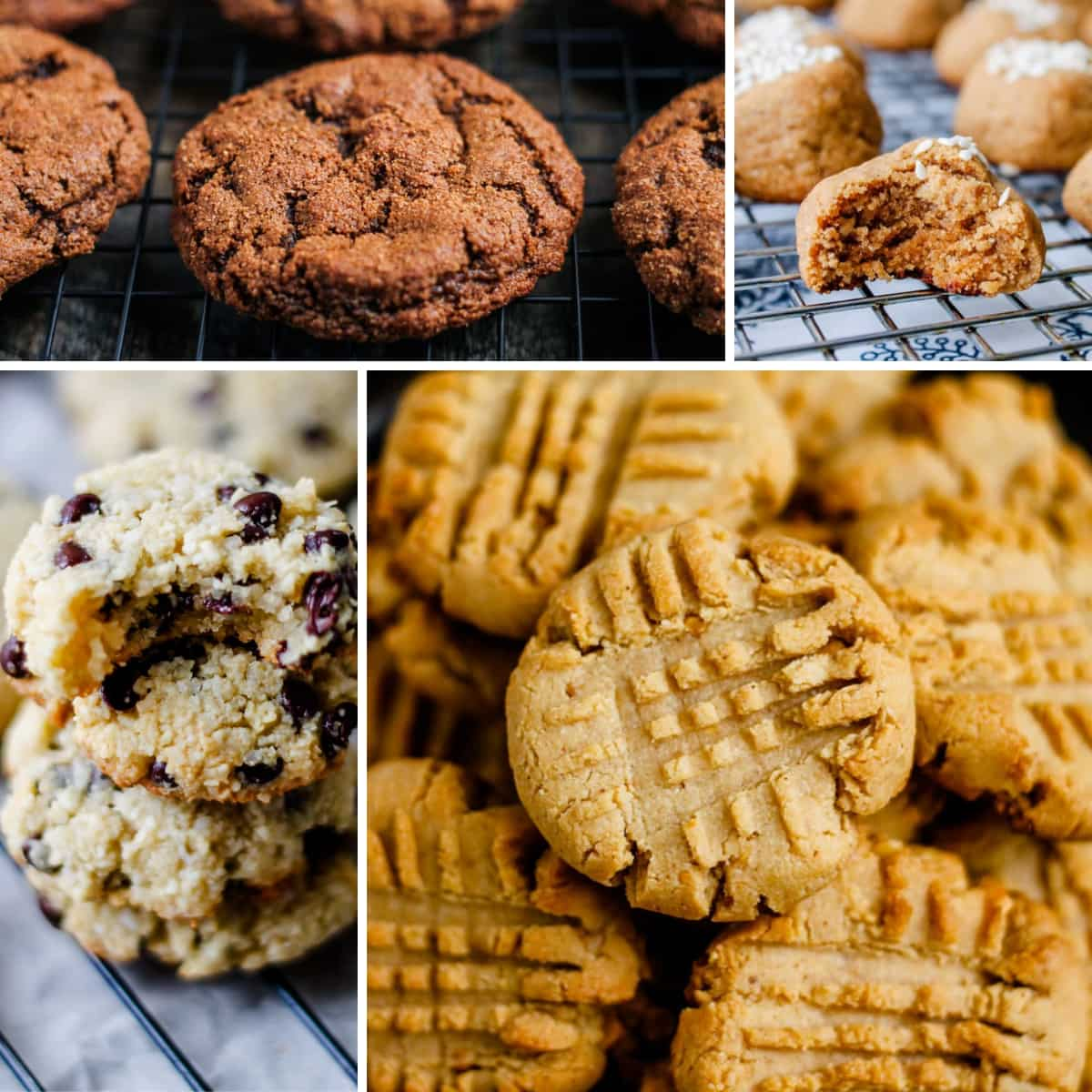 Collage of cookies.