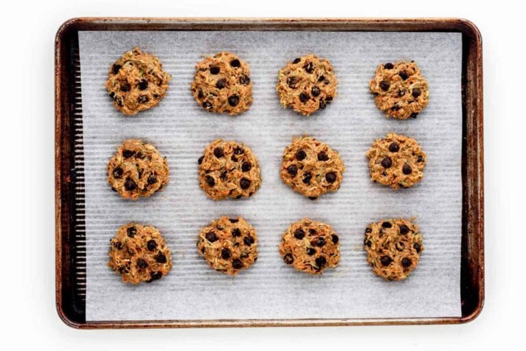 A tray of hidden veggie cookies.