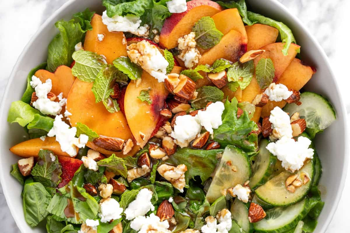 A bowl of Sweetgreen salad copycat.