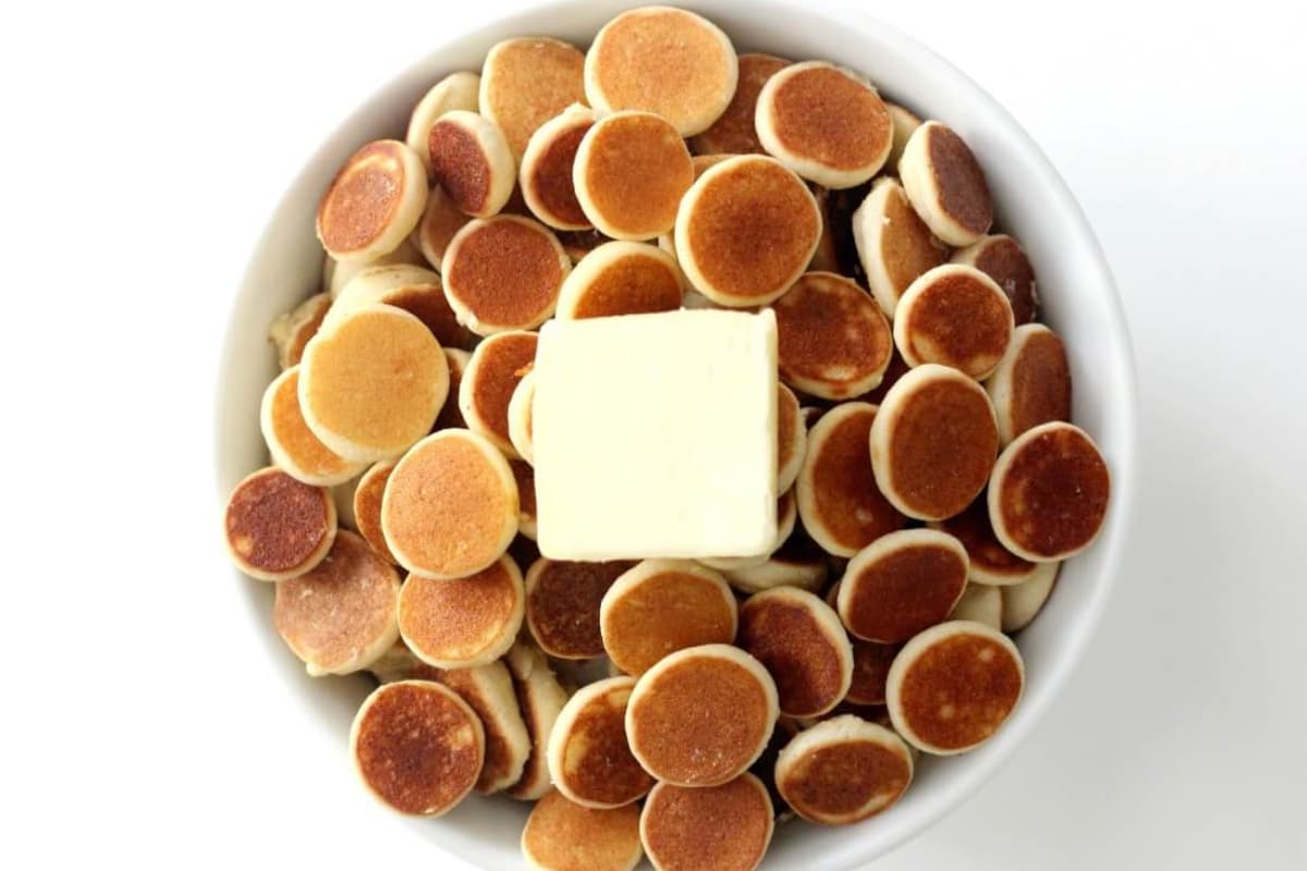 A bowl of tiktok pancake cereal.