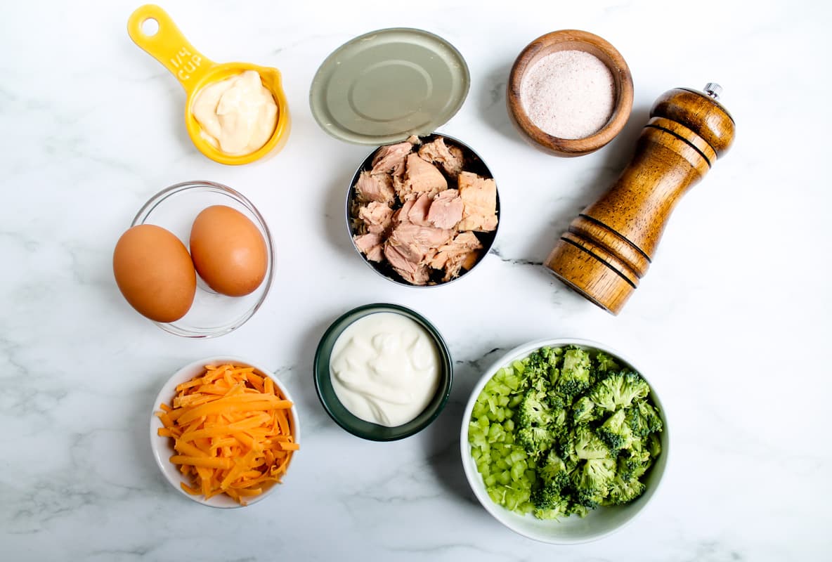 Ingredients on a counter.