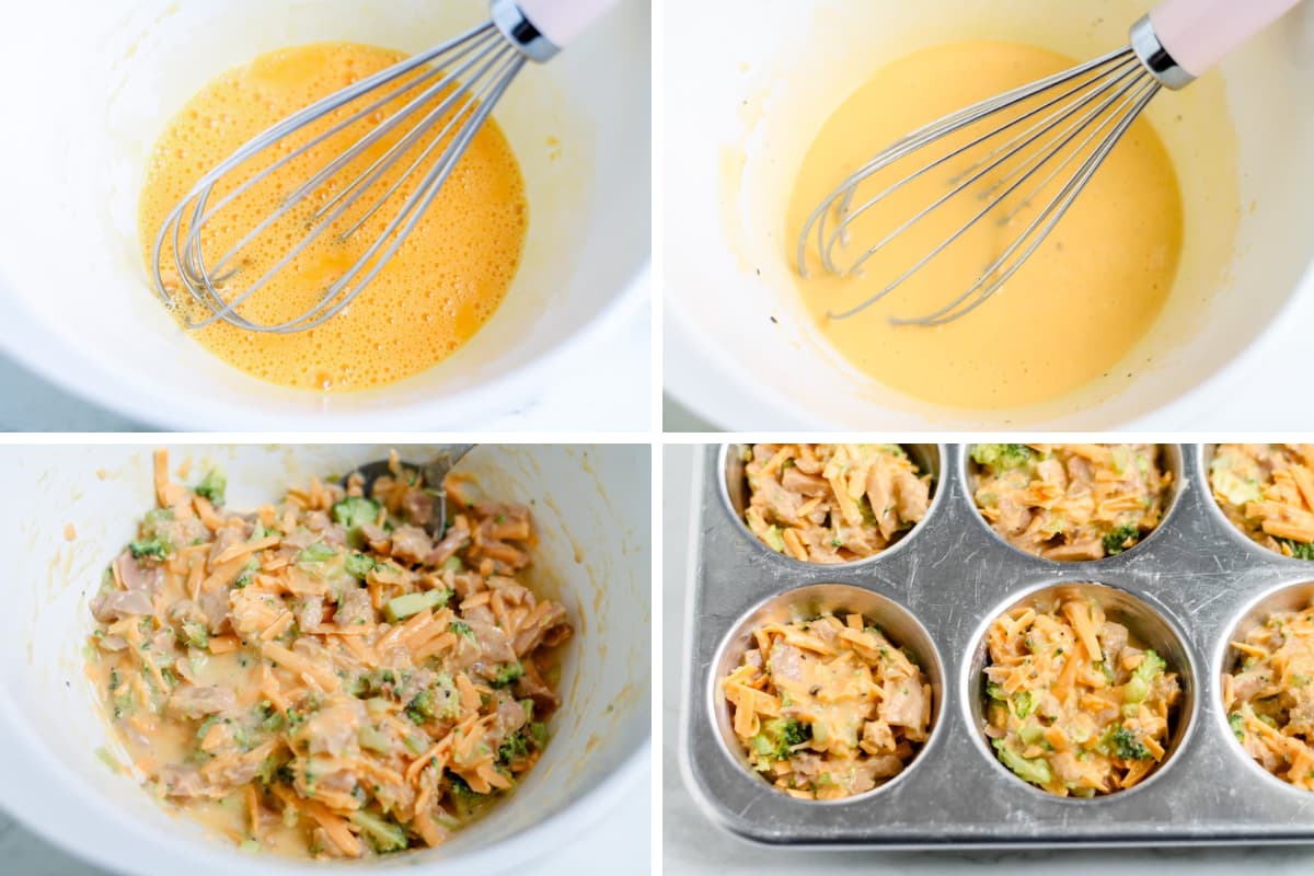 A grid of process shots.