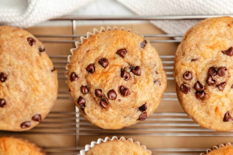 A tray of Greek Yogurt Muffins.