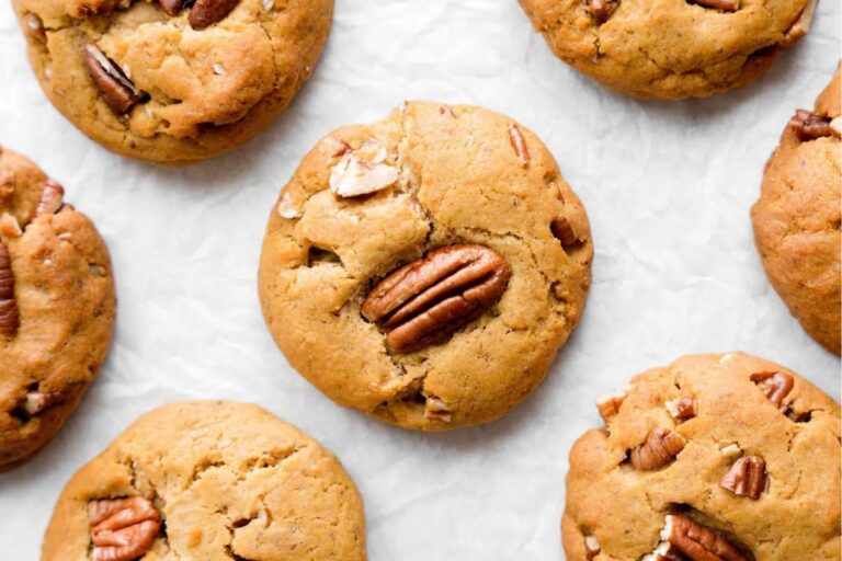 A tray of Maple Pecan Cookies.