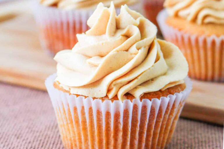 A tray of Peanut Butter Cupcakes.