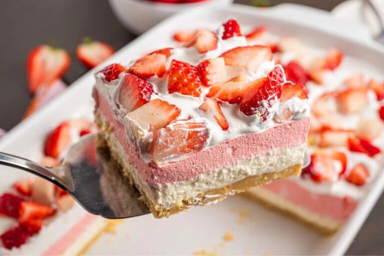 A slice of Strawberry Lush.