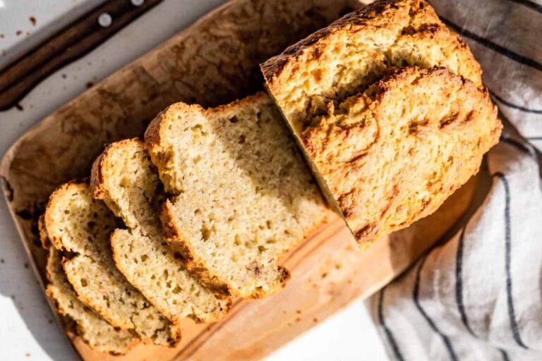 A plate of Gluten Free Banana Bread.