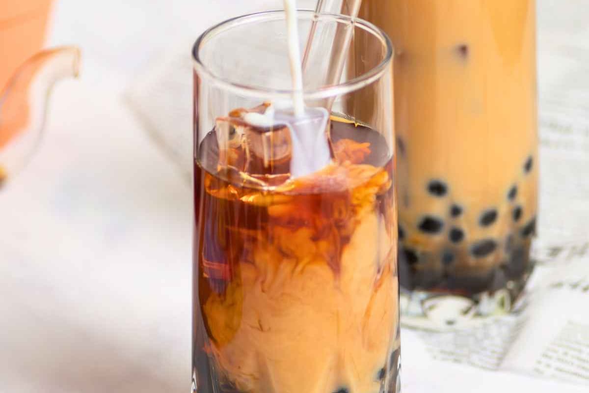 A tray of Milk Tea Boba Recipe.