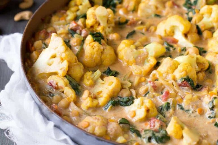 A bowl of Vegetable Korma.