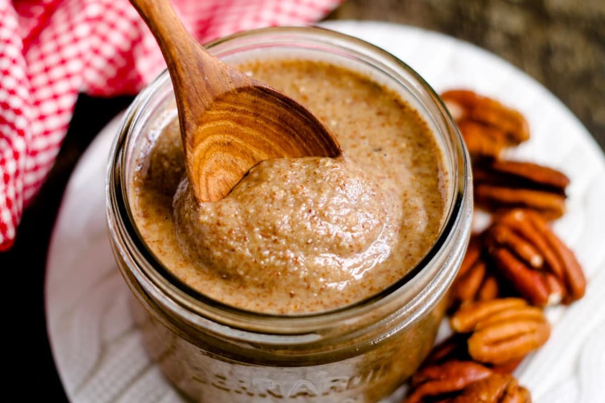 A jar of Pecan Butter.