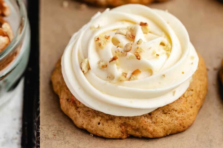 A tray of Carrot Cake Cookies.