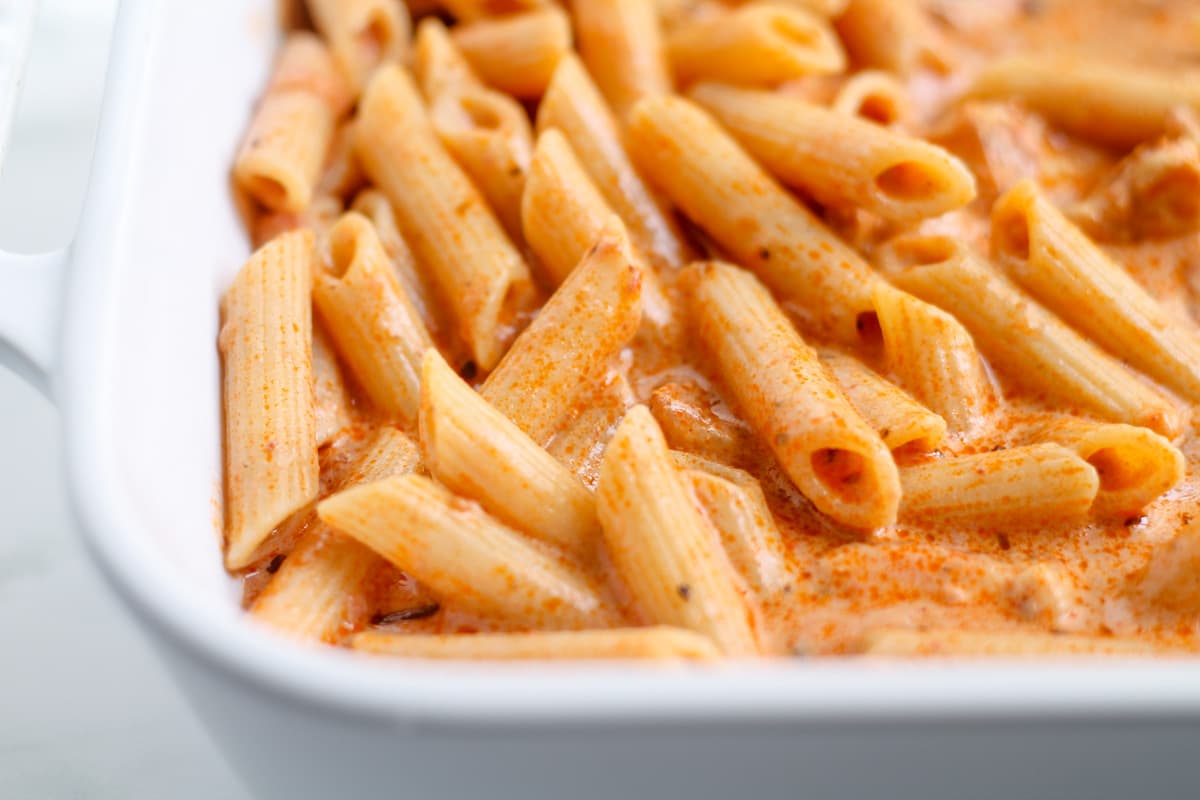 Ingredients in a dish.