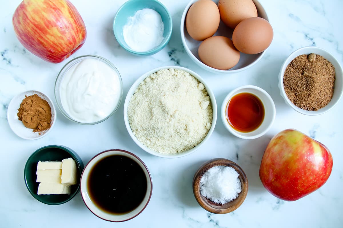 Ingredients on a counter.