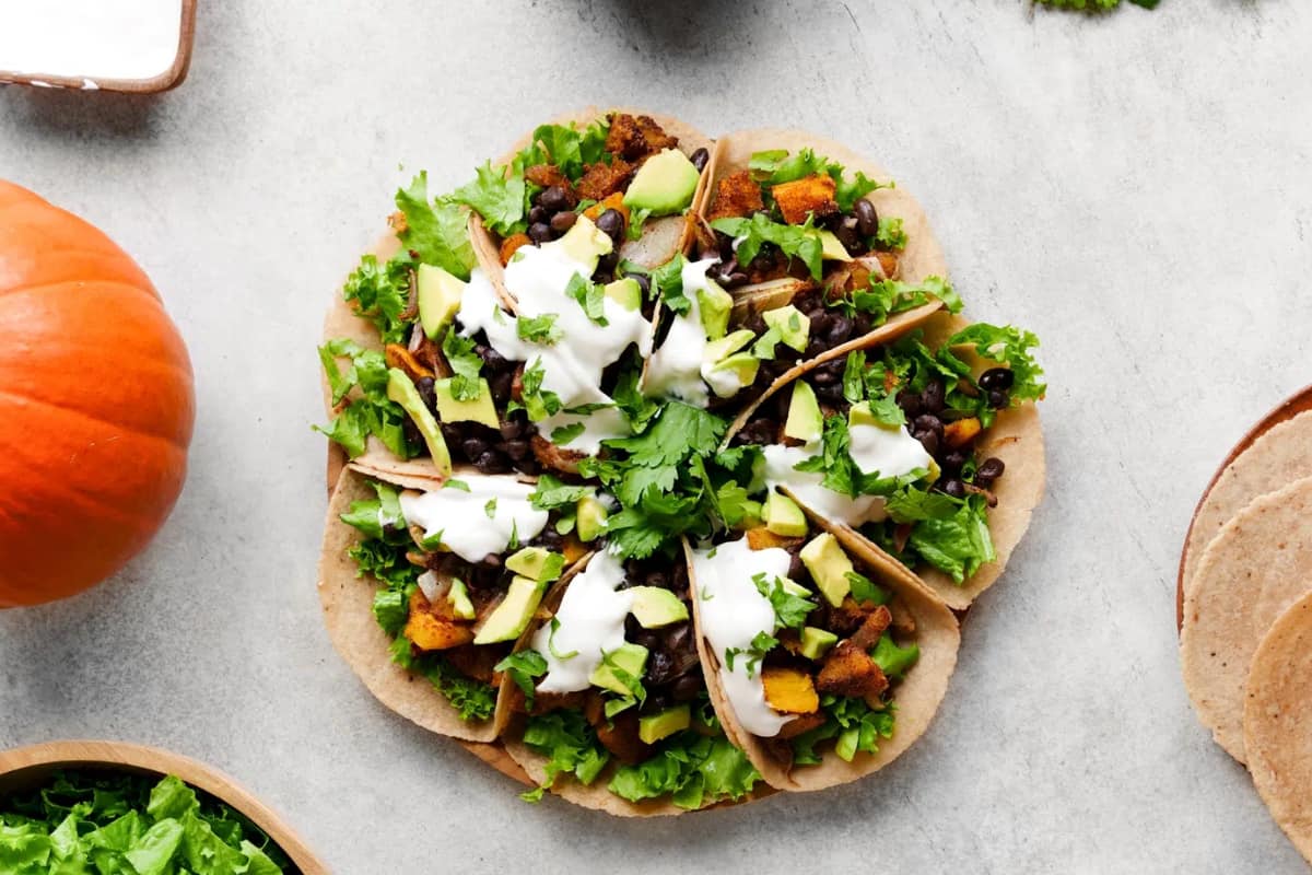 A place of Pumpkin Spice Tacos.