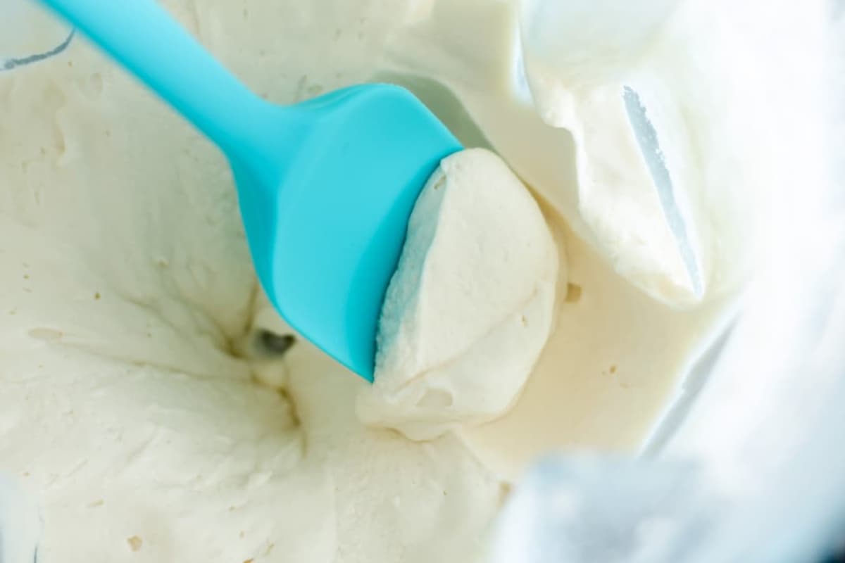 A dish of Vitamix Whipped Cream.