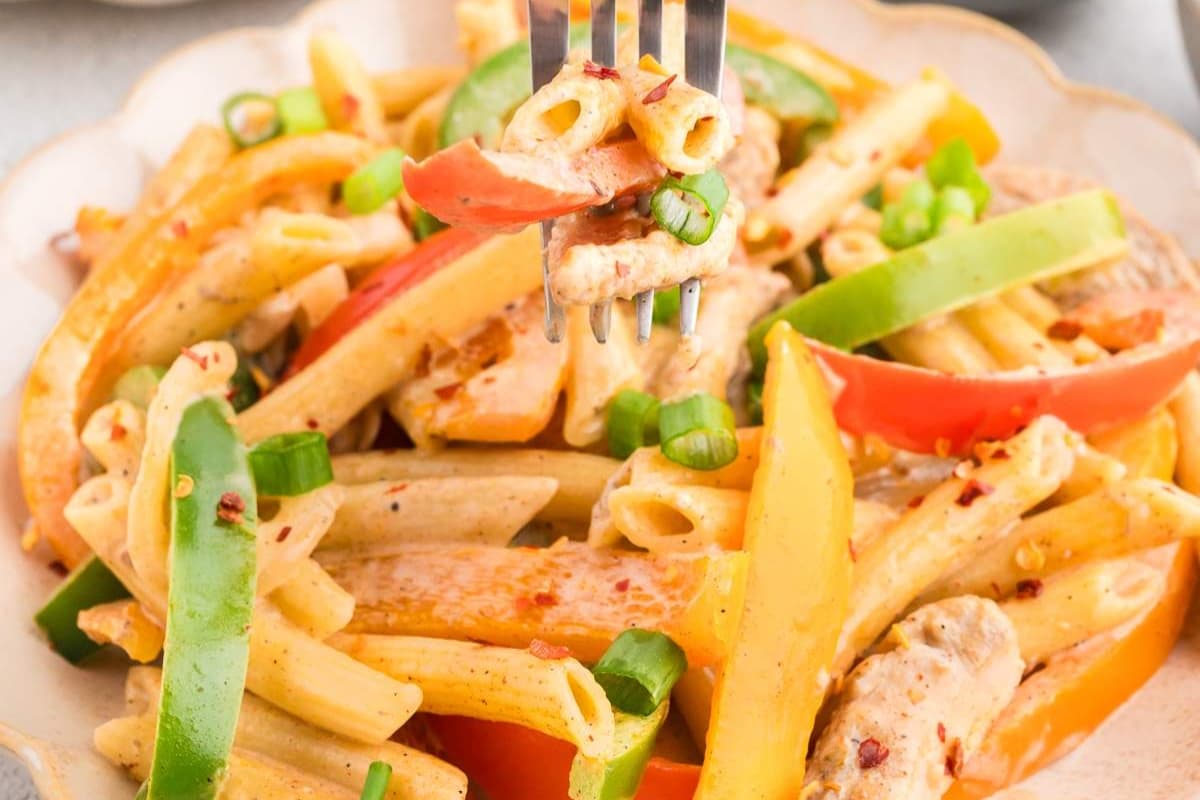 A plate of Rasta Pasta.