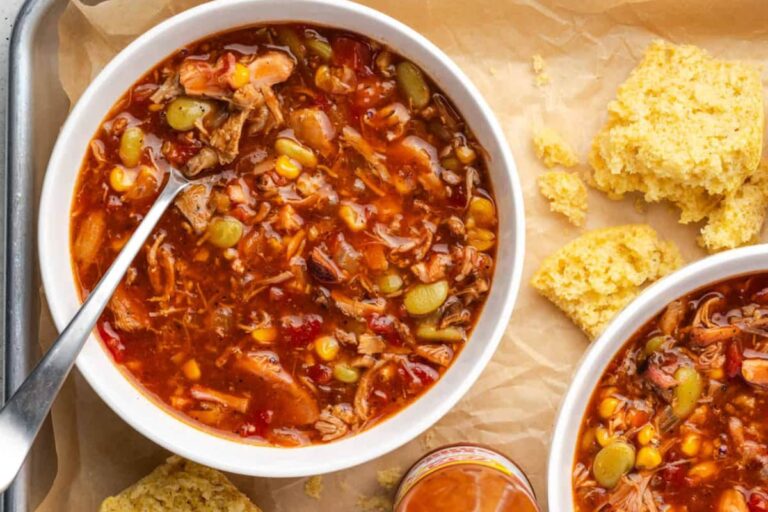 A bowl of Classic Brunswick Stew.