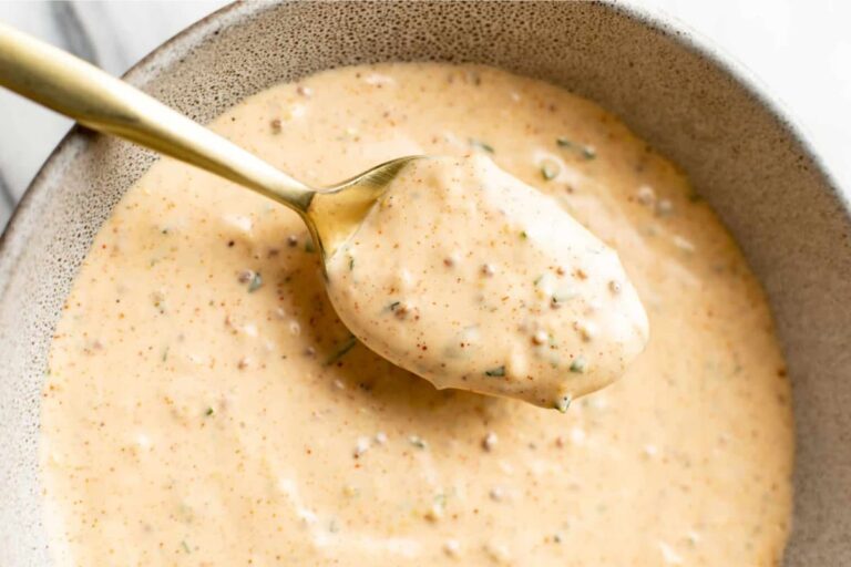 A dish of Cajun Remoulade Sauce.