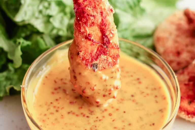 A dish of almond flour chicken tenders.