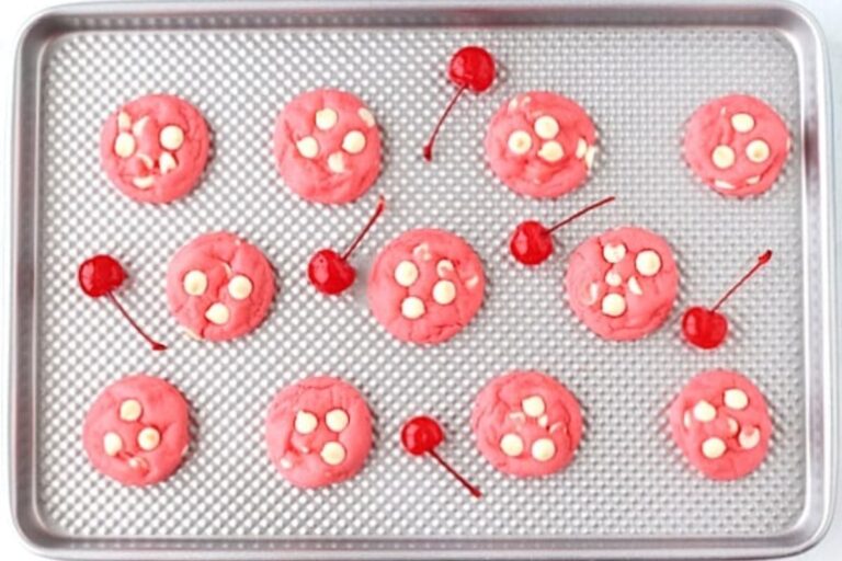 A tray of Cherry Cookies.