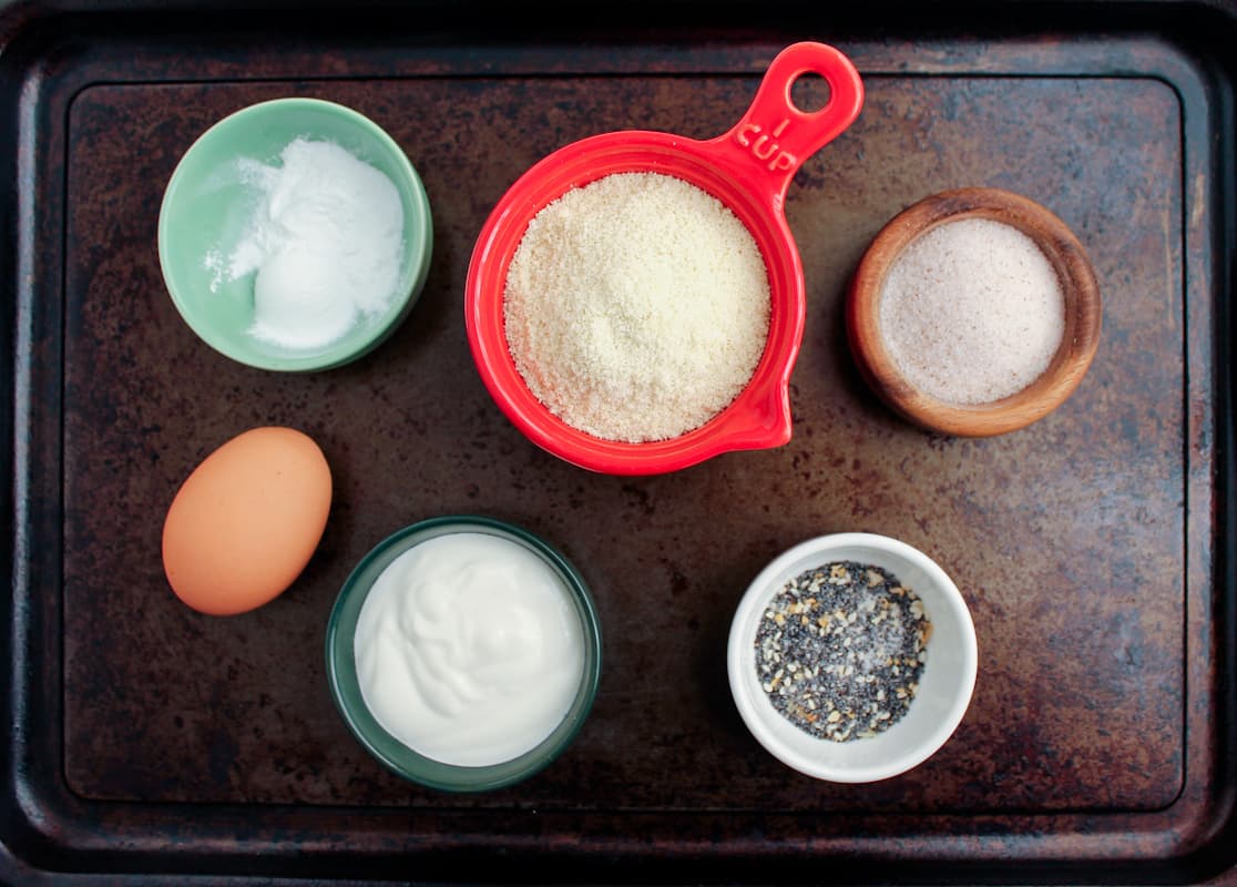 A tray of ingredients.
