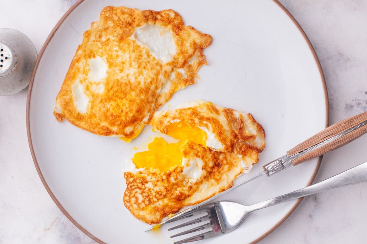 A plate of Eggs Over Medium (Perfect Every Time!).