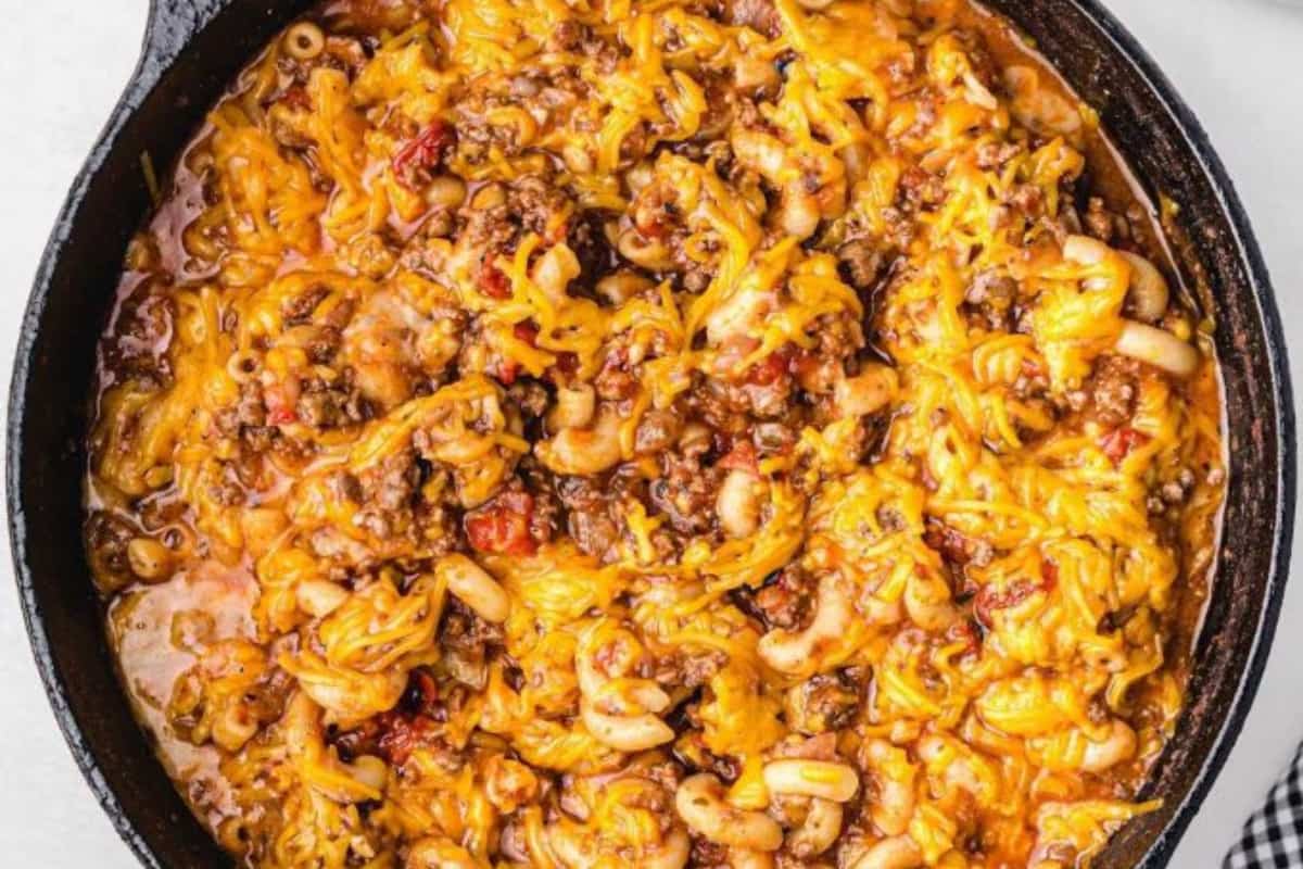 A dish of American Chop Suey.