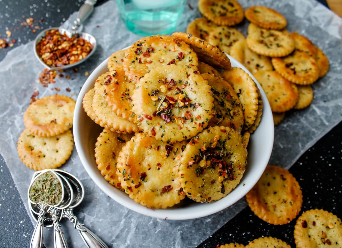 A dish of Alabama fire crackers.