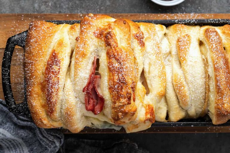 A dish of Monte Cristo Casserole.