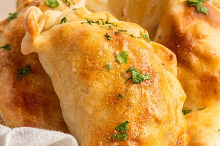 A dish of Beef Empanadas.