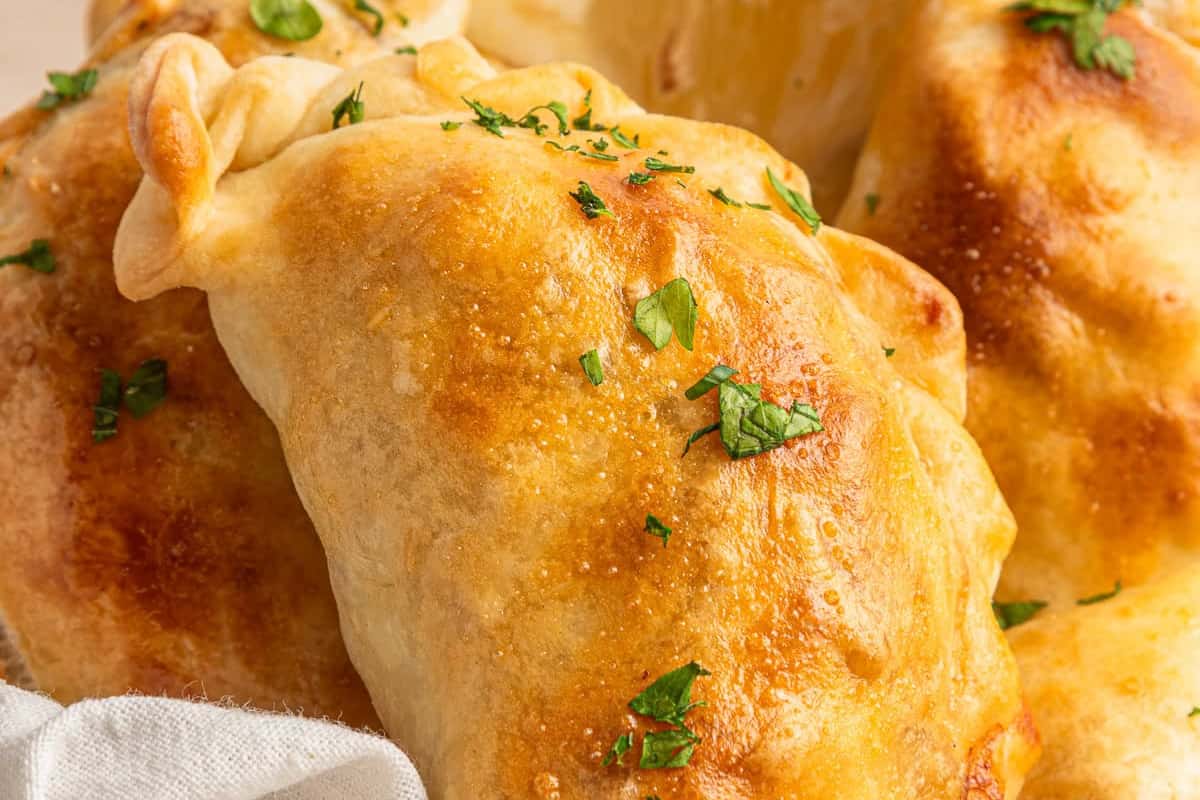 A dish of Beef Empanadas.