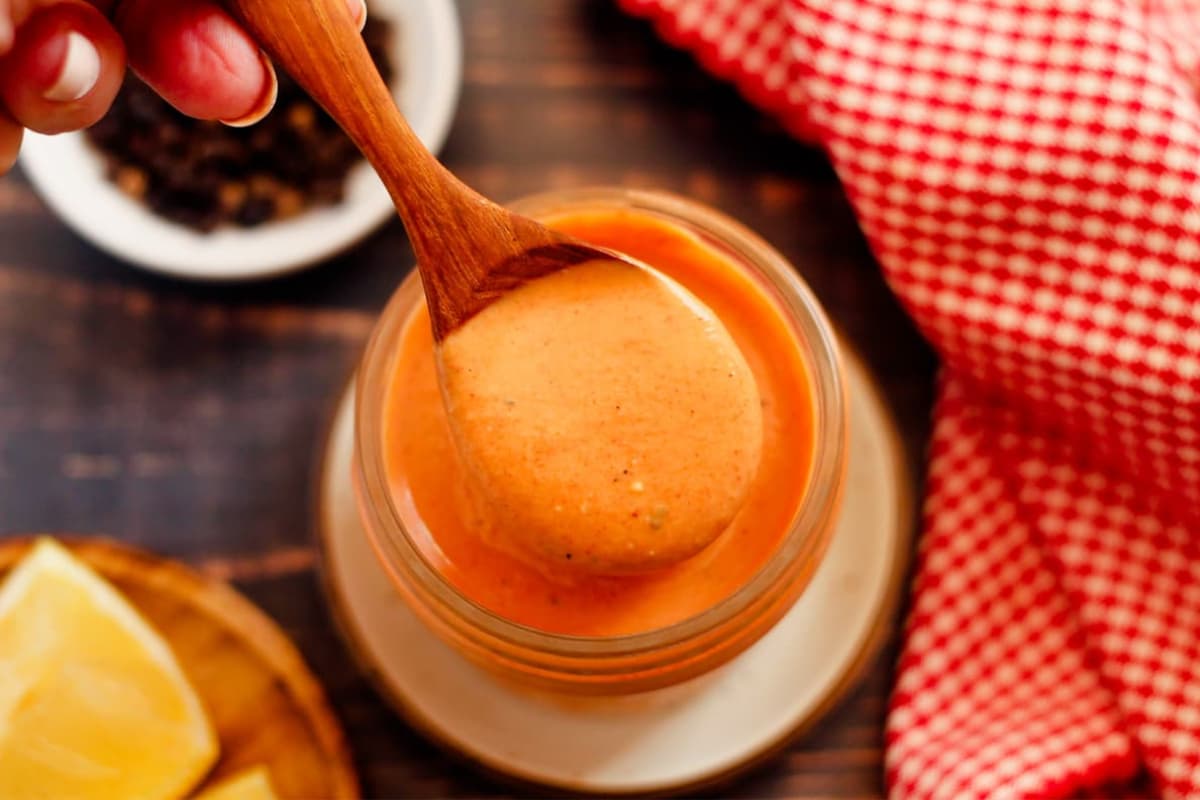 A jar of Copycat Cane’s Sauce.
