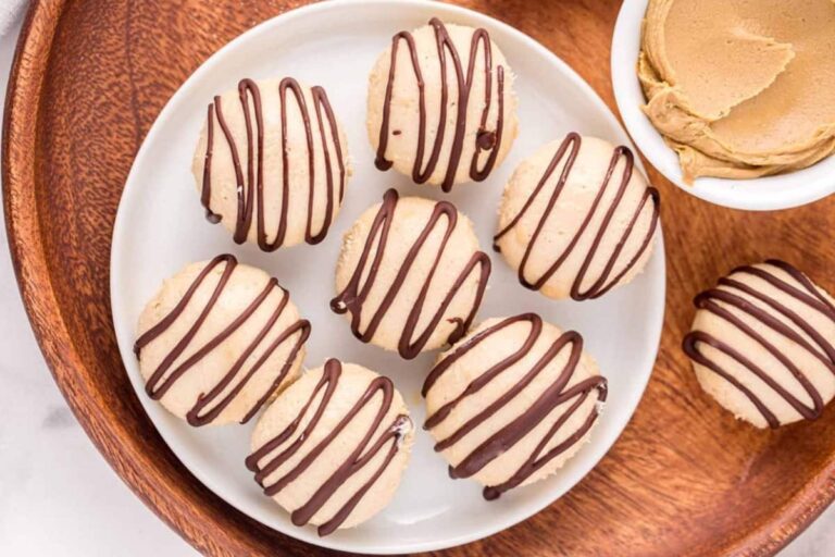 A plate of Keto Fat Bombs.