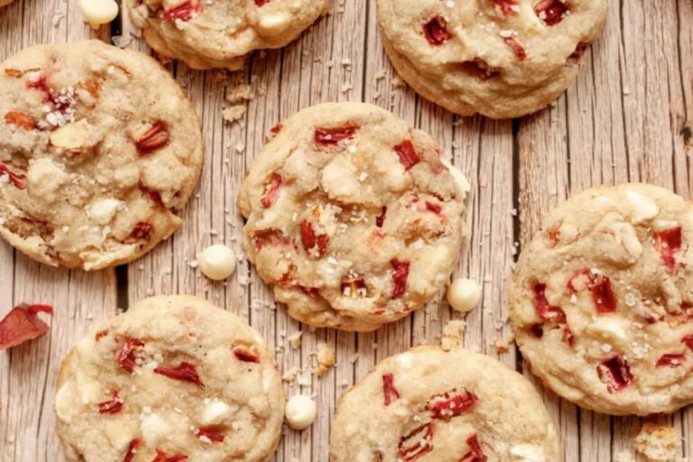 A plate of Rhubarb Cookies.