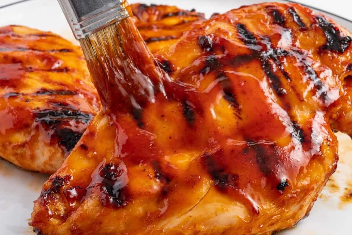 A plate of Fireball Grilled Chicken.