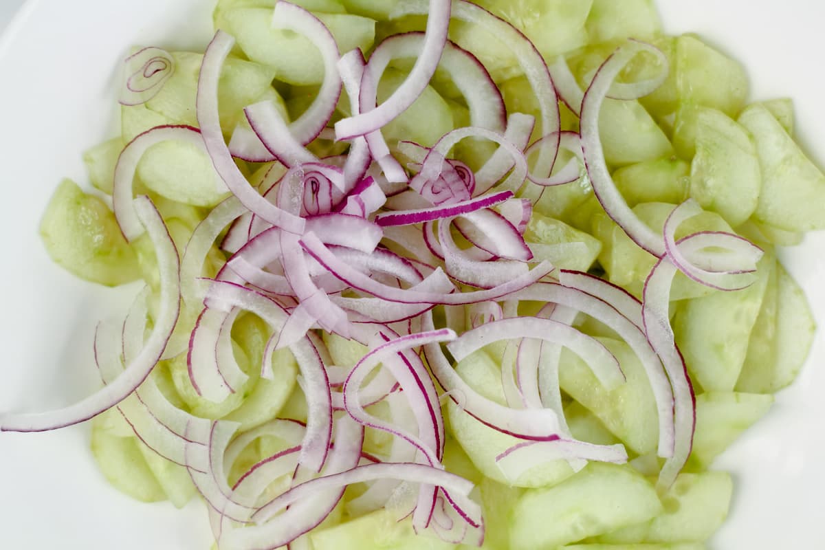 A bowl of ingredients.
