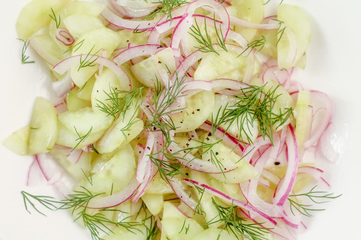 A bowl of ingredients.