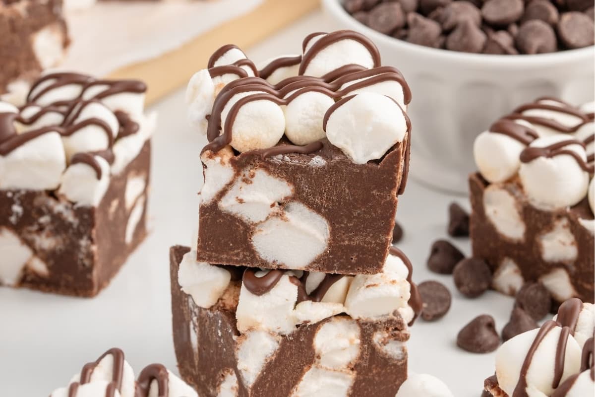 A dish of Hot Chocolate Fudge.
