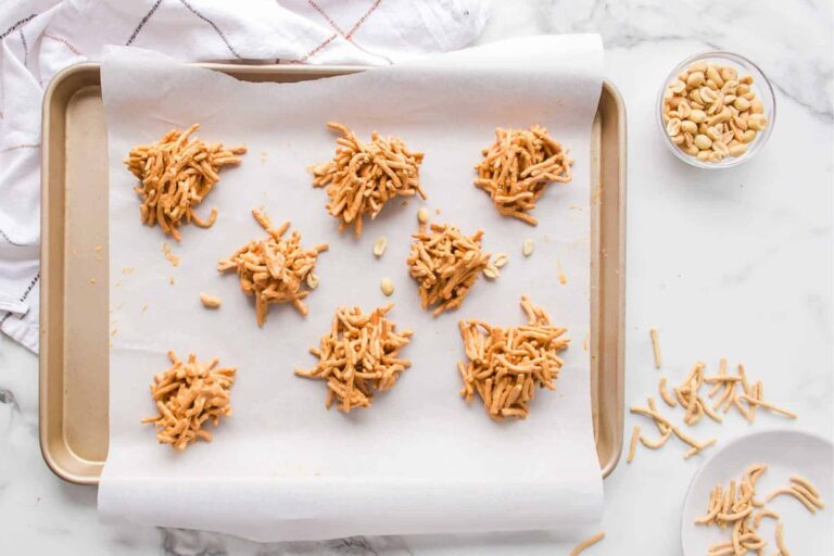 A tray of Haystack Cookies.