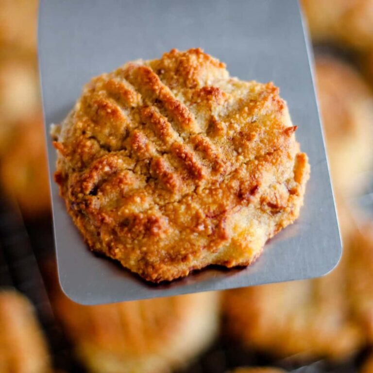 Healthy banana cookies on a plate.
