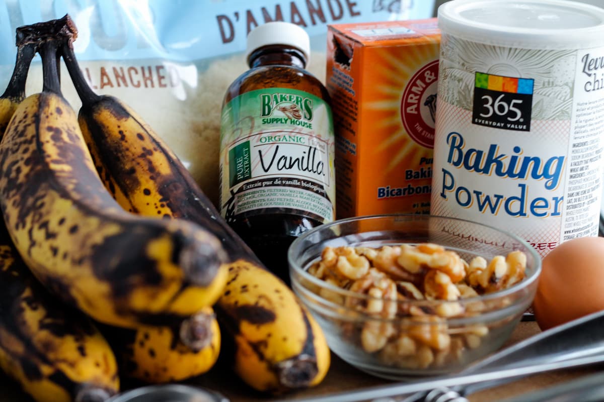 Ingredients on a tray.