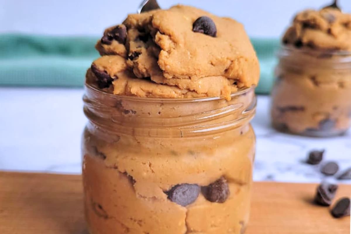 A dish of Chickpea Cookie Dough.