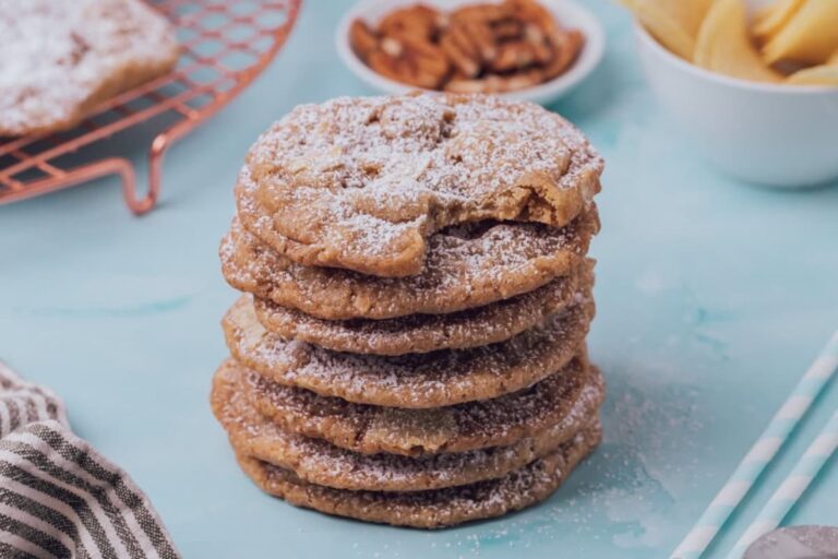 A plate of Potato Chip Cookies.